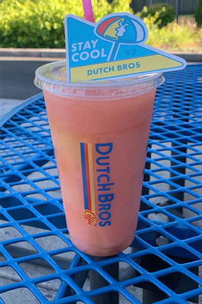 Starburst Rebel Drink from Dutch Bros secret menu