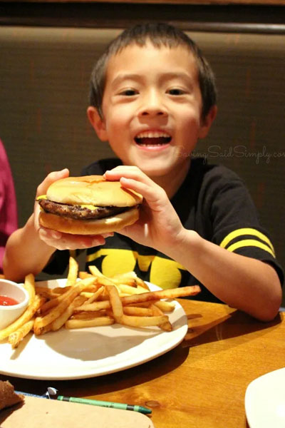 Outback Steakhouse Kids Menu