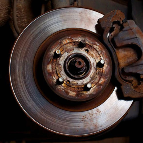 rusty brake rotors